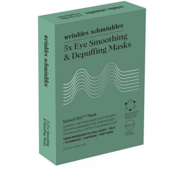 Wrinkles Schminkles InfuseFAST™ Eye Smoothing & Depuffing Mask - 5 Pack - Image 3