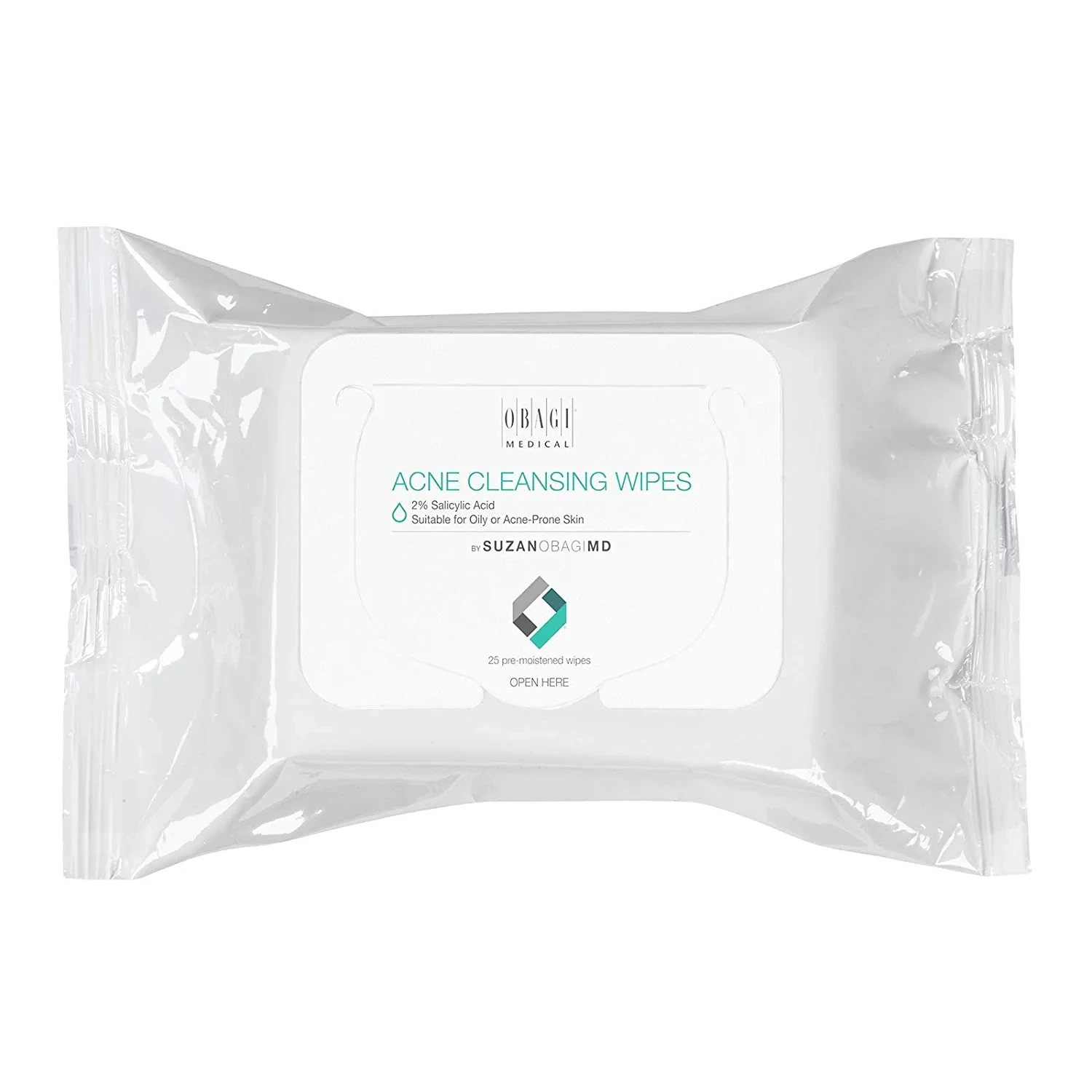Obagi On The Go Cleansing Wipes For Oily Or Acne Prone Skin