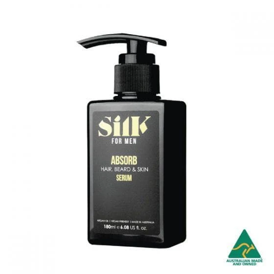 Silk For Men Absorb Hair, Beard & Skin Serum